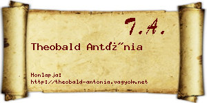 Theobald Antónia névjegykártya